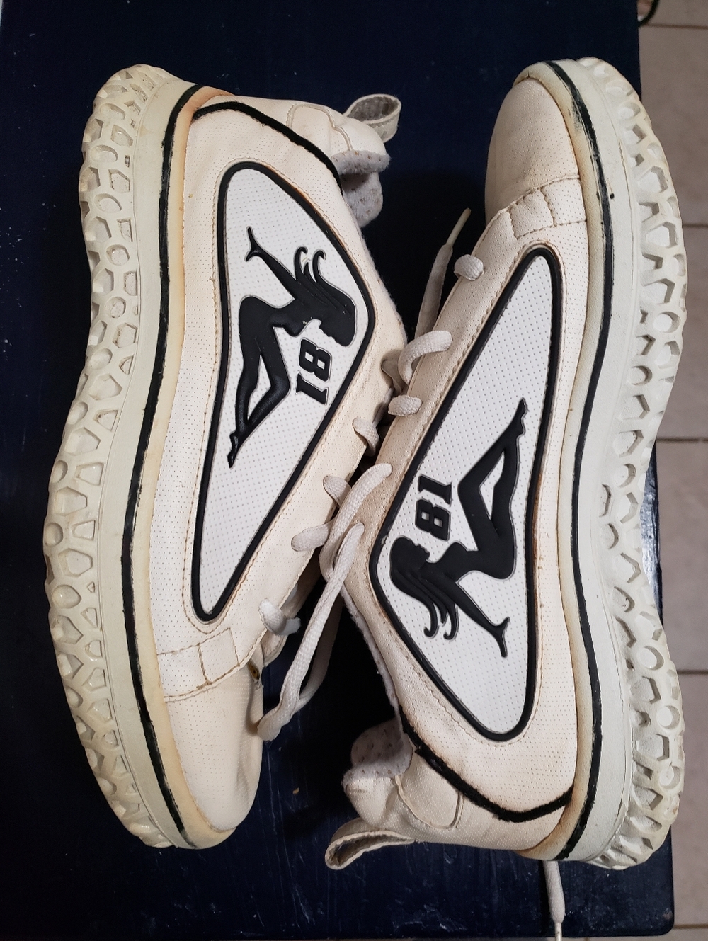 Ironical? Size 11 White Athletic Mudflap Girl 81 Shoes for Men